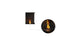 Ecosmart Fire Flex 18RC Right Corner Fireplace Insert - Black Finish / Black Burner - ESF.FX.18RC.B